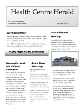 Health Centre Herald