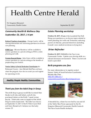 Health Centre Herald