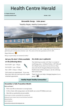 Health Centre Herald - Oct 2019